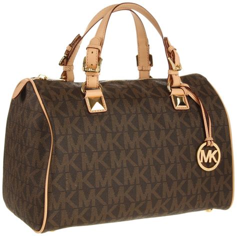 large michael kors mk satchel bag